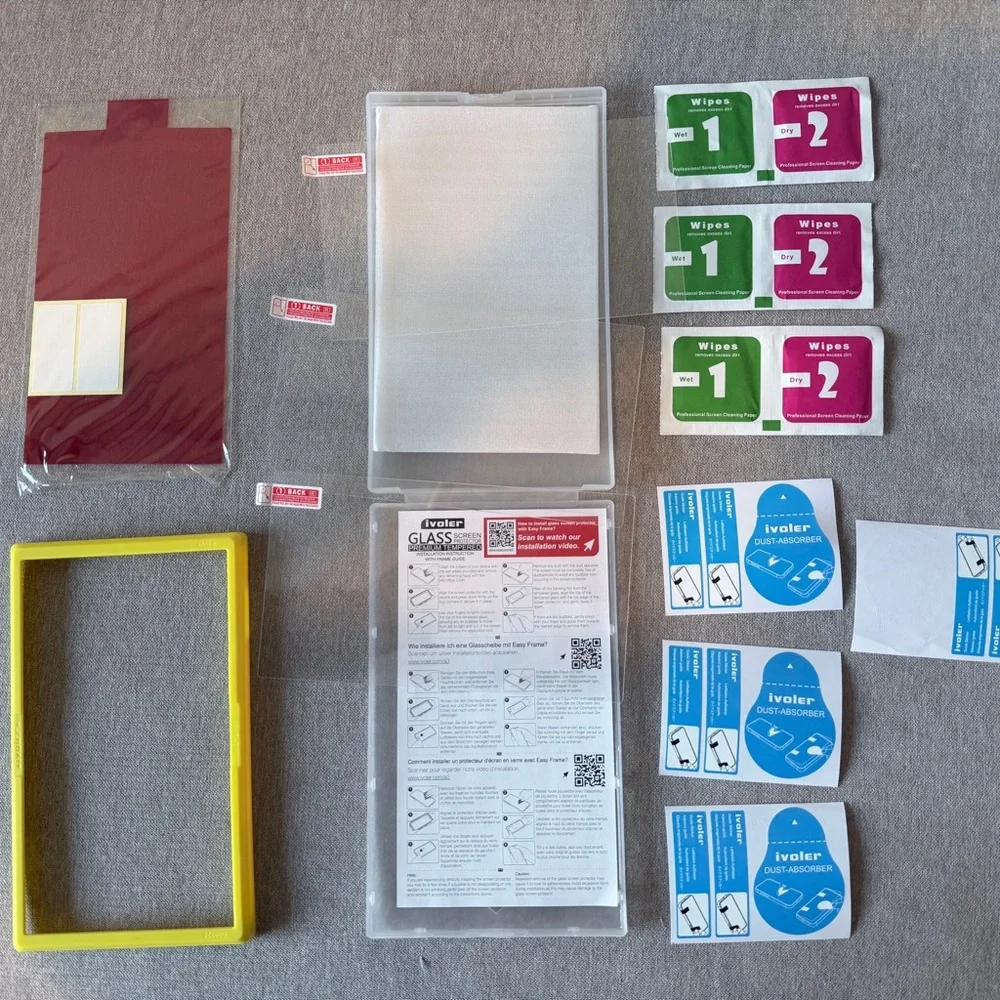 4-Pack Tempered Glass Screen Protector Designed for Nintendo Switch OLED